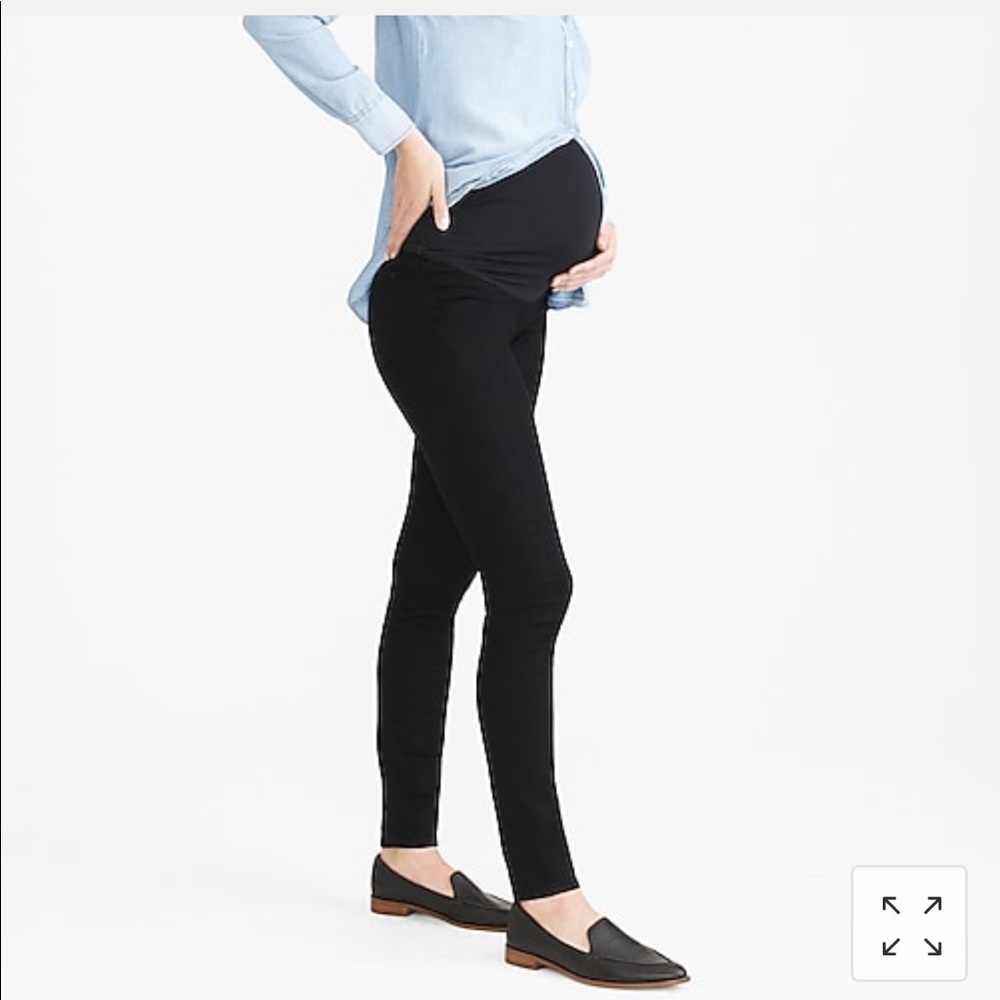 J Crew full panel maternity jeans in black 🖤